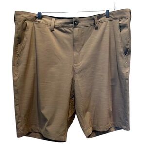 Visive Men's Hybrid Slub Tan Shorts Size 38